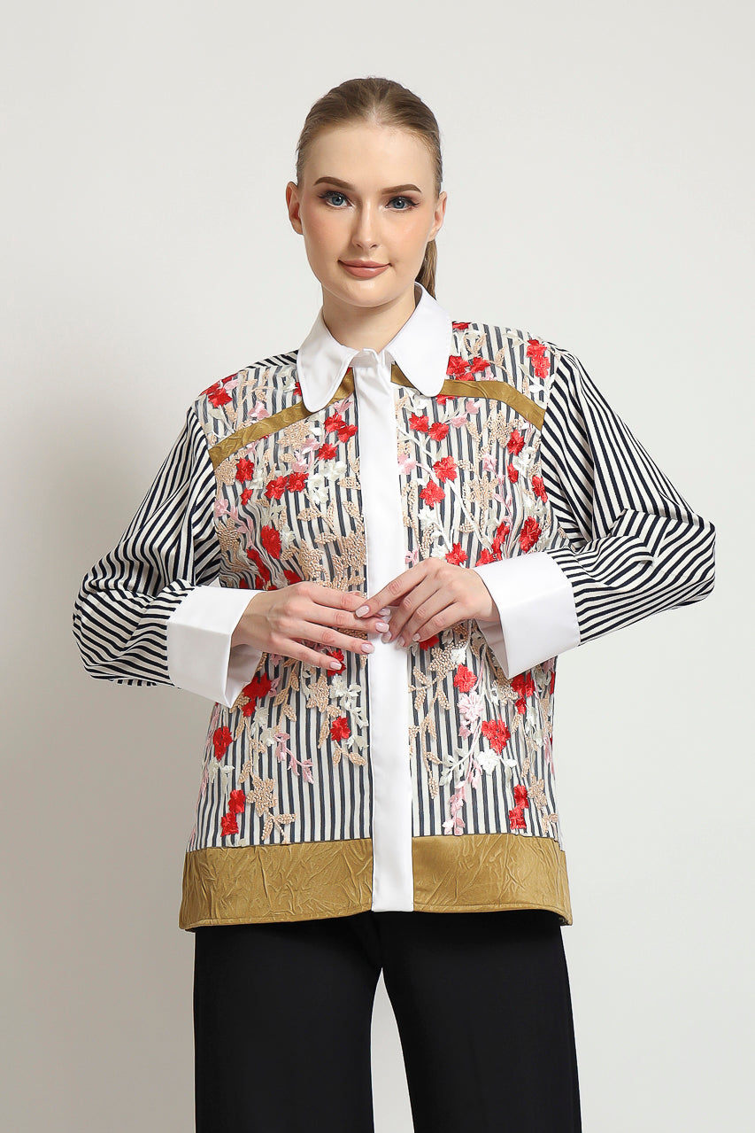 Bloom et Champs Kemeja Garden Tulle