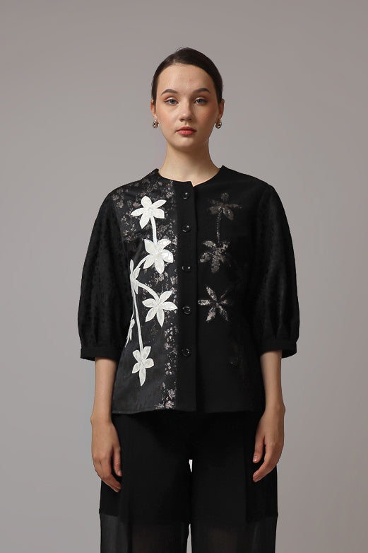 Bloom et Champs Maple Blazer/Celana Alena Chiffon Pants