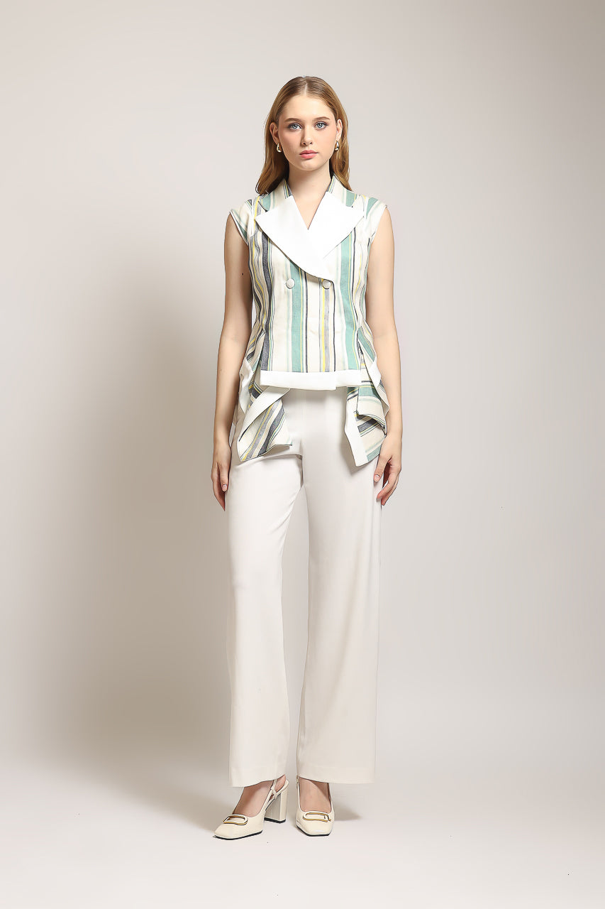 Bloom et Champs Vest Linen Salur