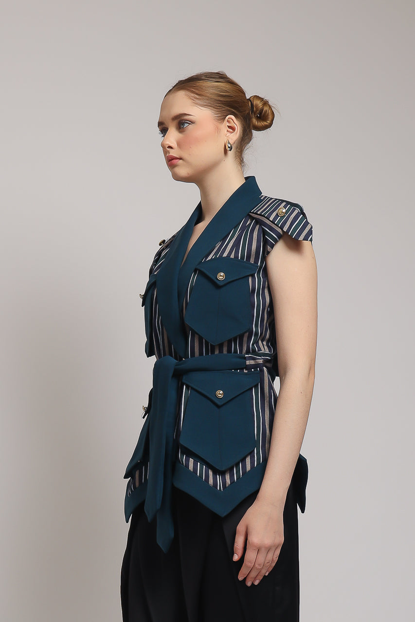 Bloom et Champs Triangle Tosca Vest Top