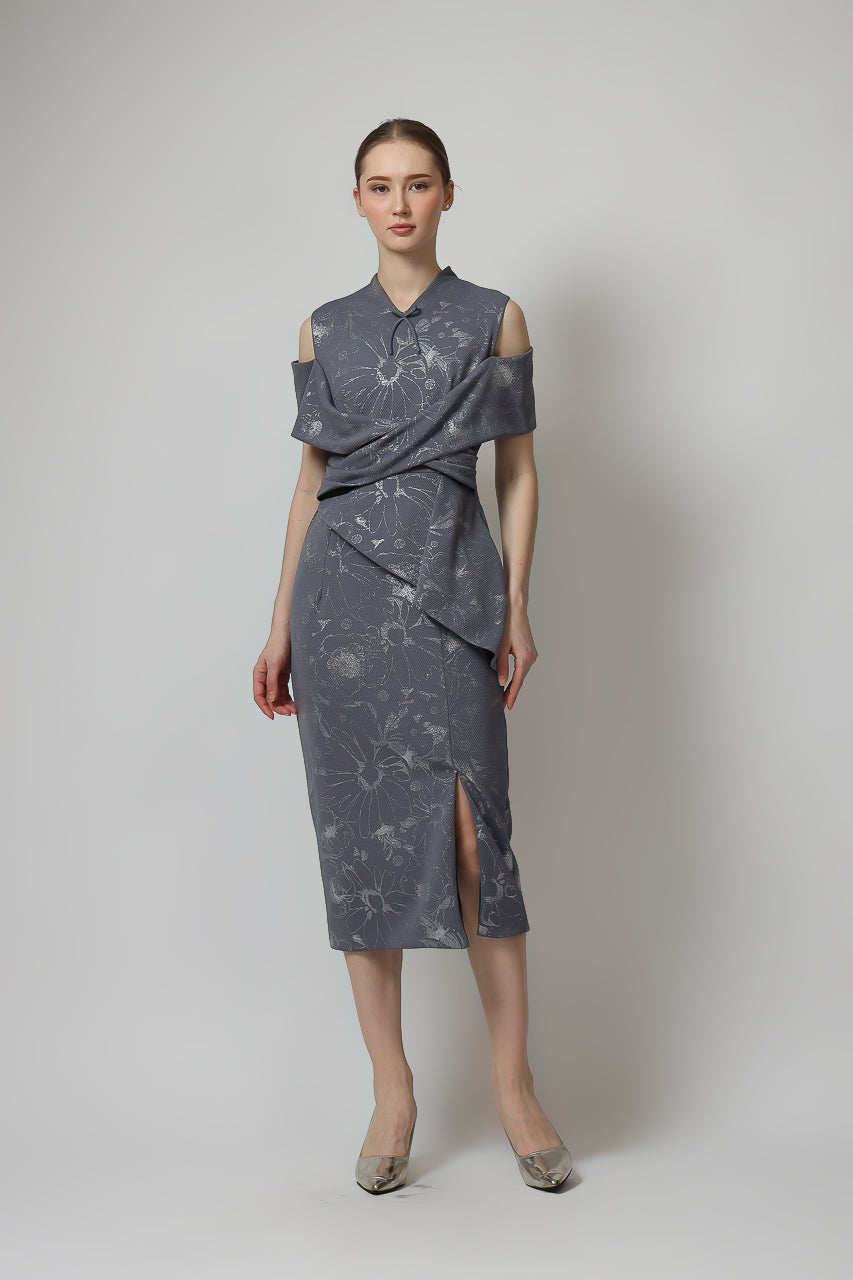 Bloom et Champs Dress Meihua Silver