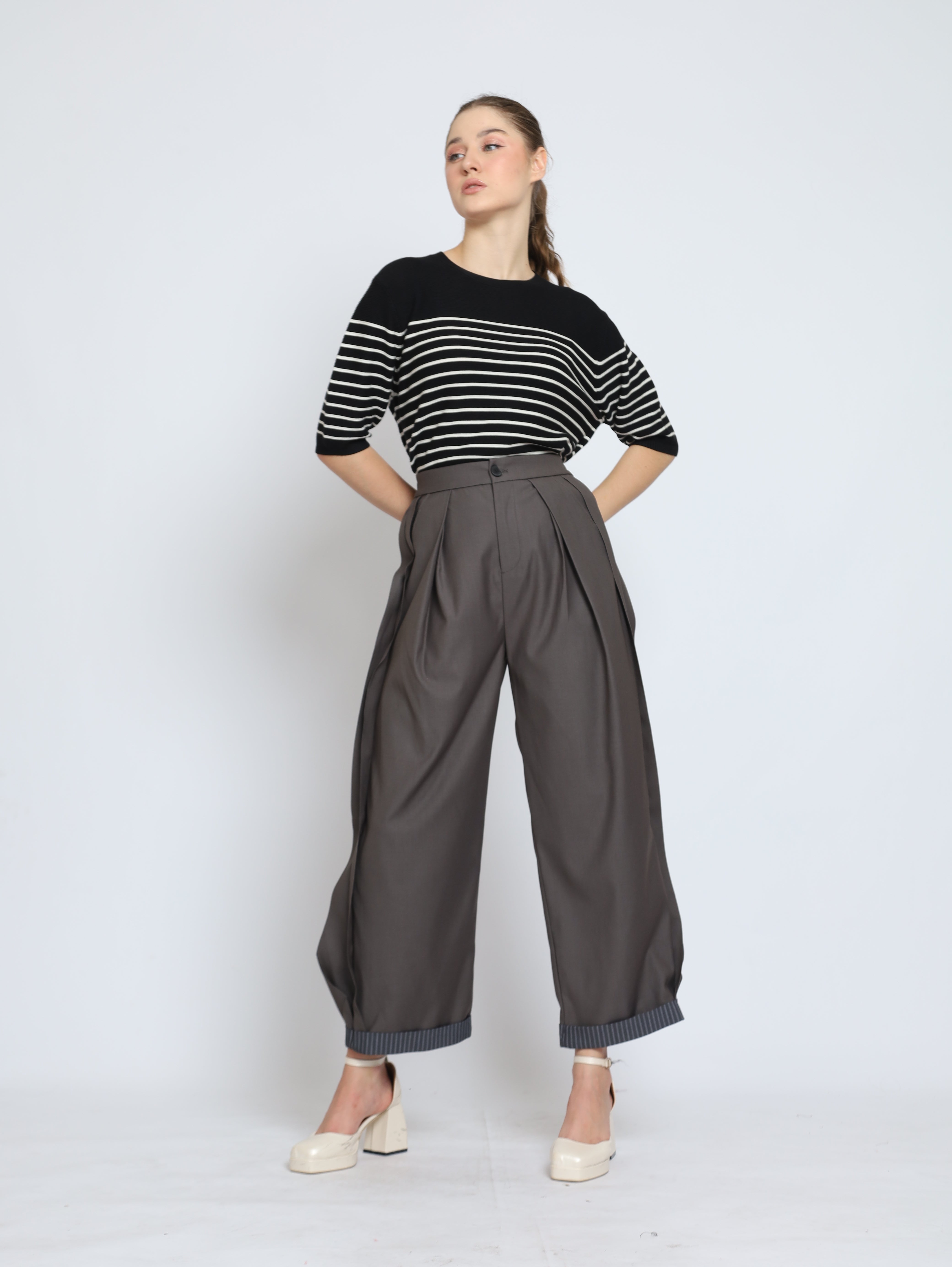 Bloom et Cotton BC Stripes Knit/ Yoji Pants