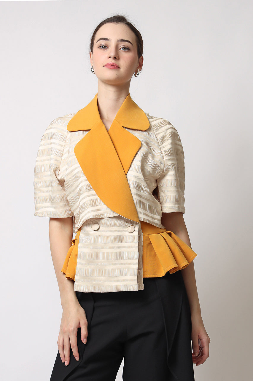 Bloom et Champs Inka Blazer Mustard