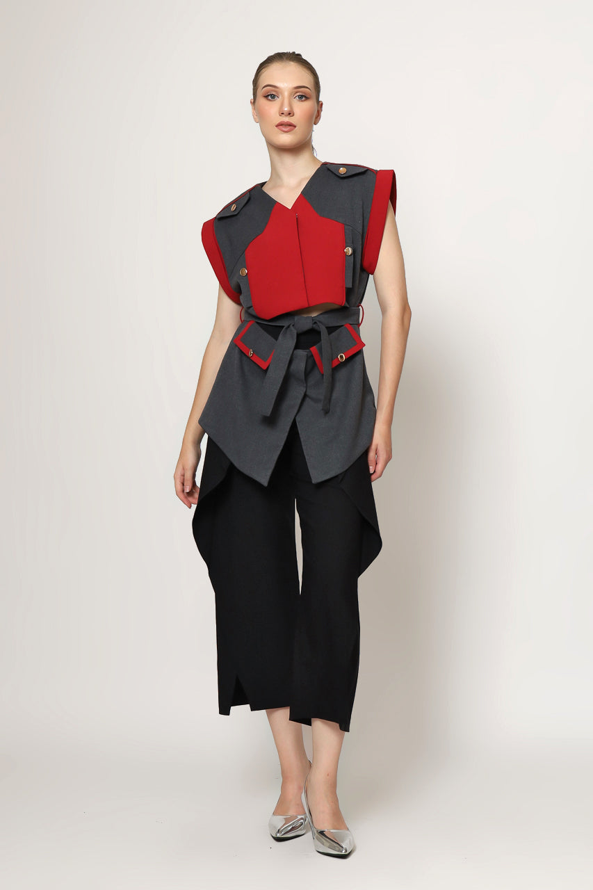 Bloom et Champs Top Layer Pisah Abu Merah