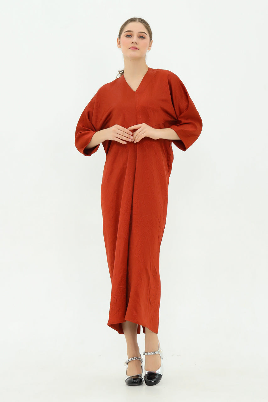 Bloom et Champs Dress Kaftan Crumpled
