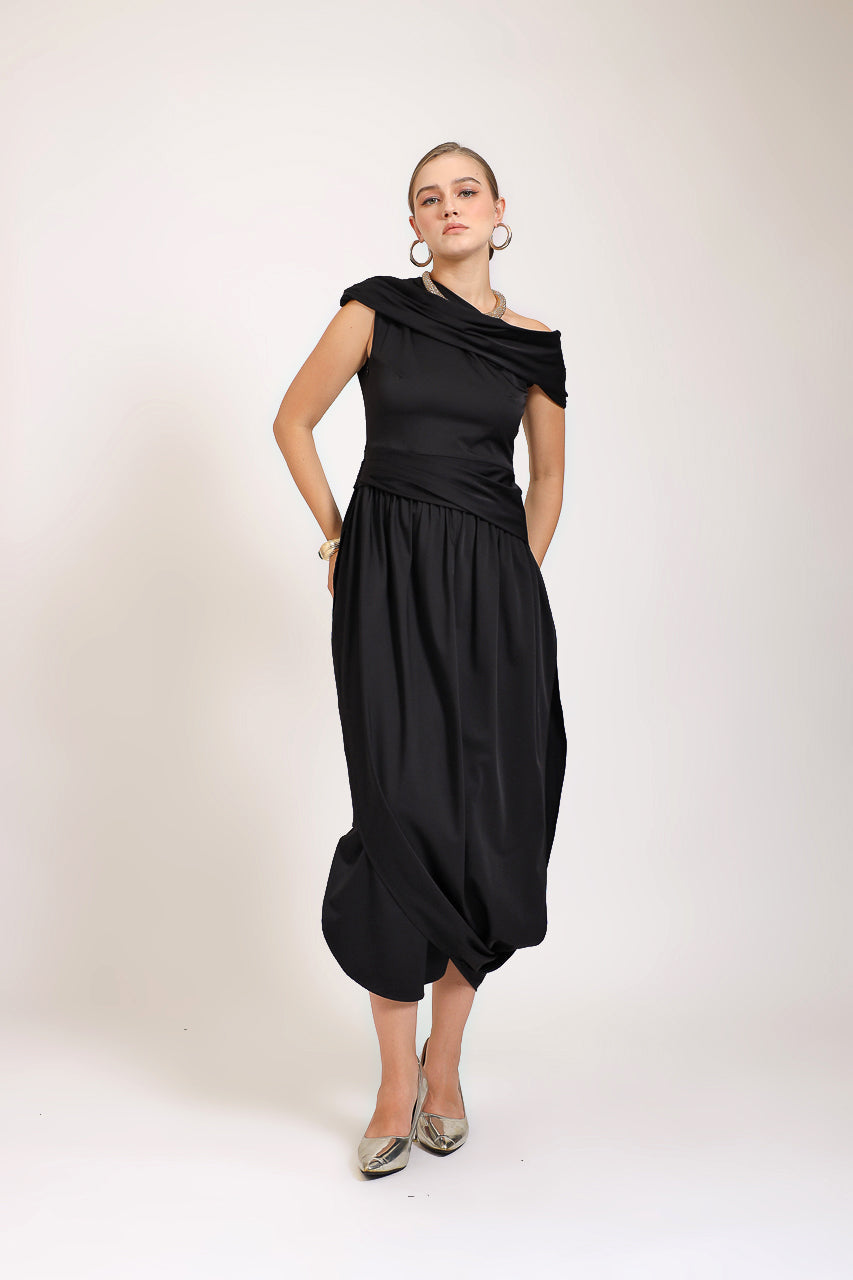 Bloom et Champs Sabrina Saten Dress