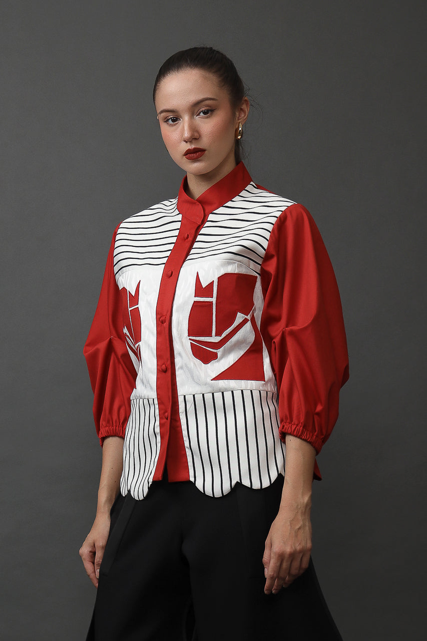 Bloom et Champs Red Horsie Shirt