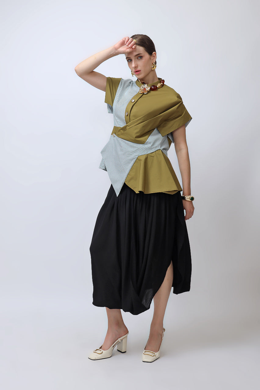 Bloom et Champs Kemeja Silang Olive