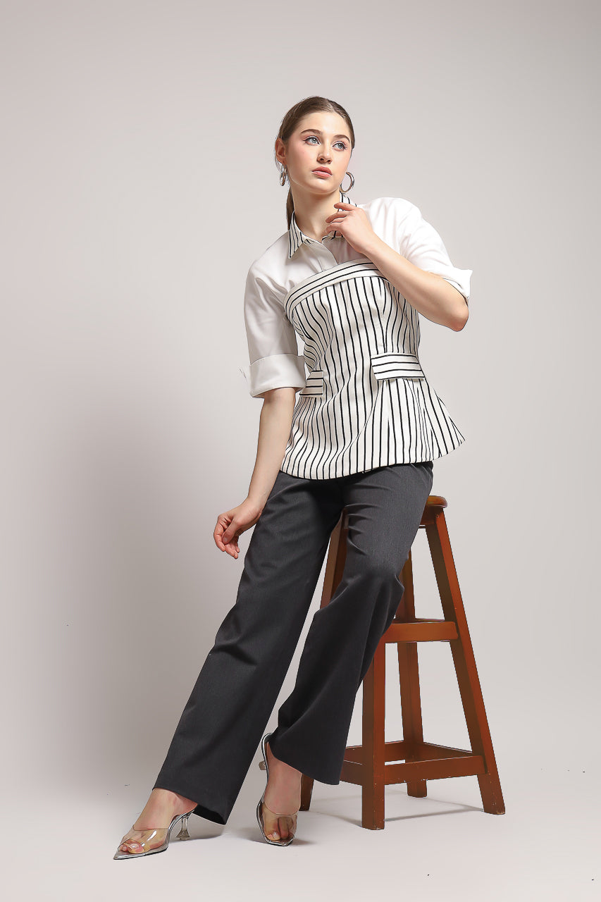 Bloom et Champs Kemeja Coco Stripes