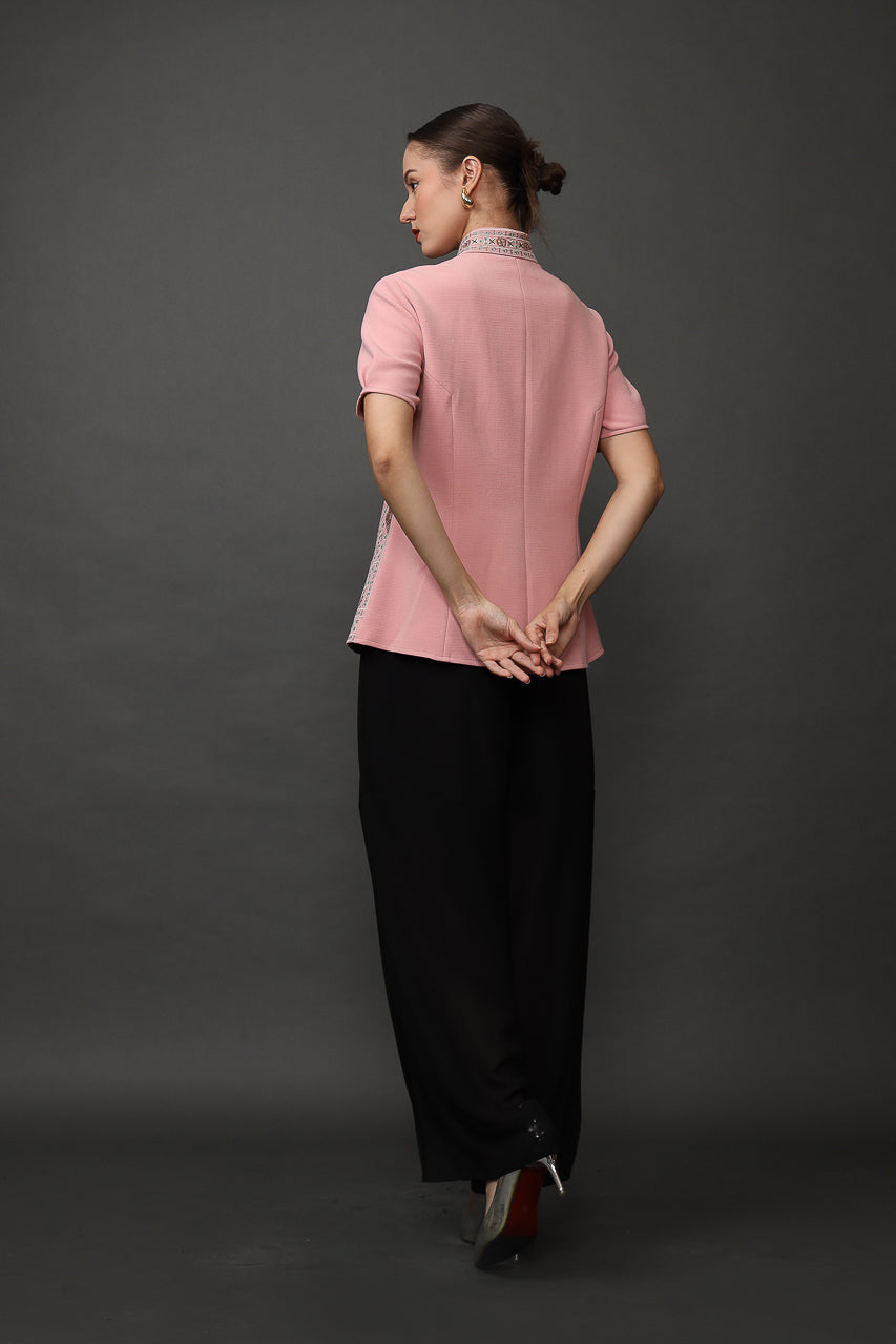 Bloom et Champs CS Short Sleeve Embroidered