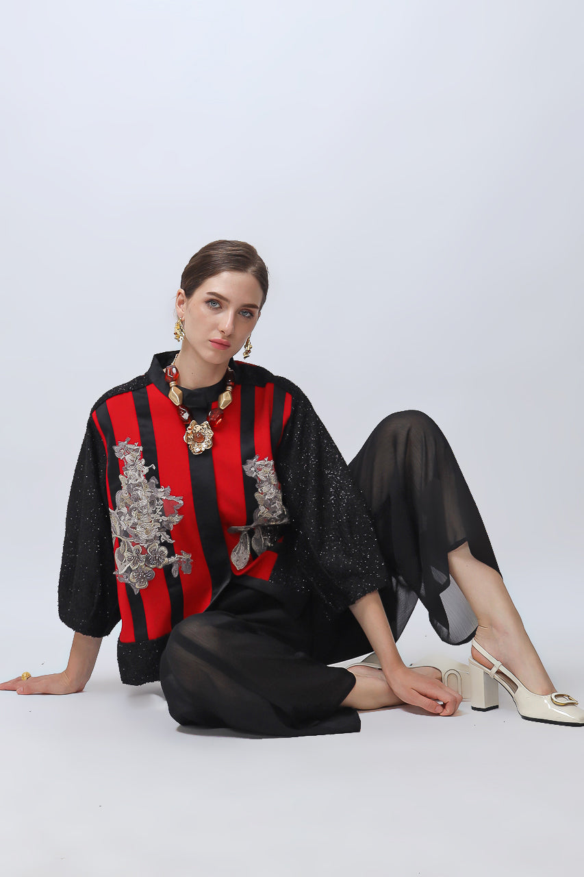 Bloom et Champs Blouse Bomba Salur AK in Red