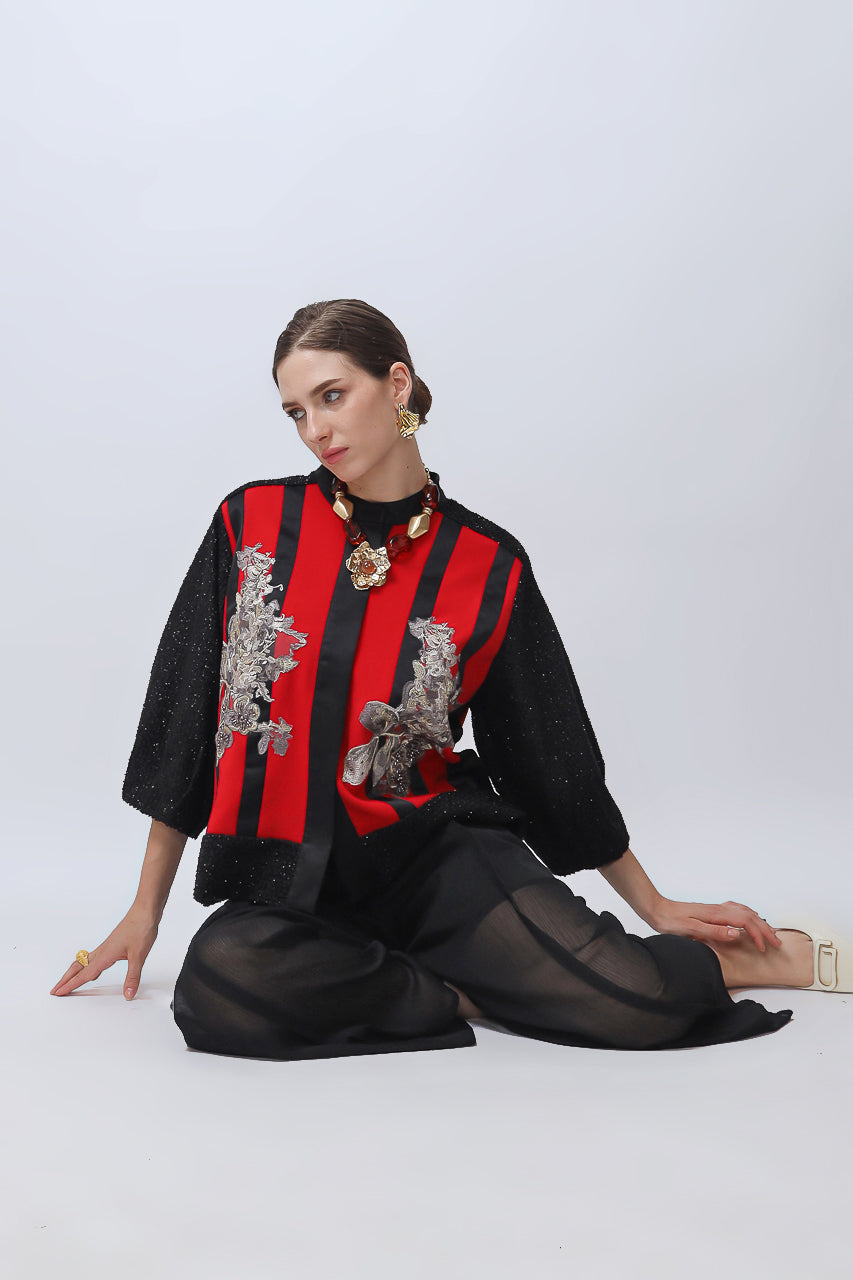 Bloom et Champs Blouse Bomba Salur AK in Red