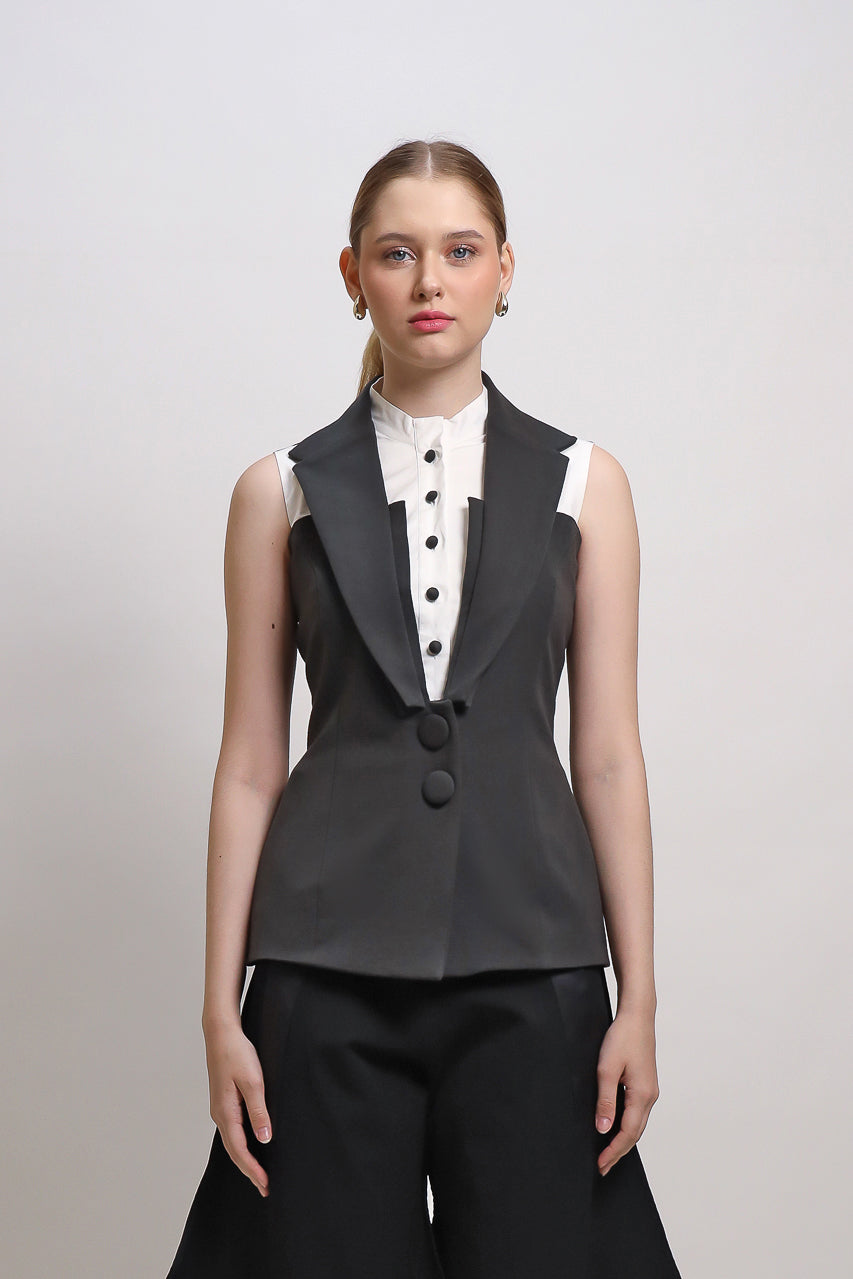 Bloom et Champs Vest Pisah Grey / Bloom Celana Terompet