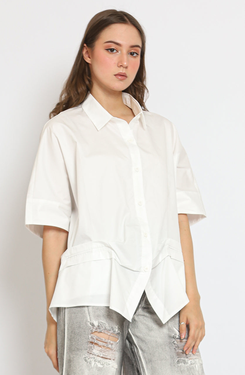 Bloom et Cotton Raglan Double Pocket Shirt