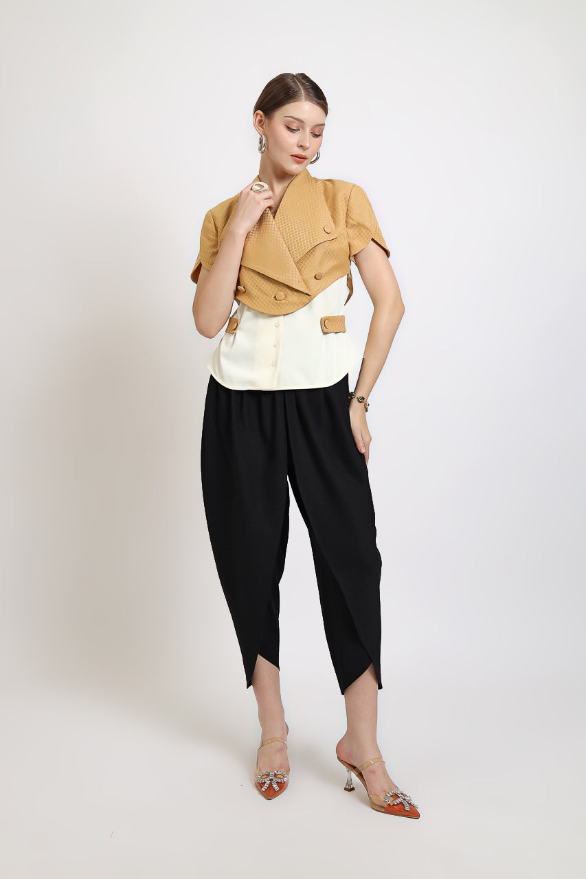 Bloom et Champs Honey Mustard Blouse