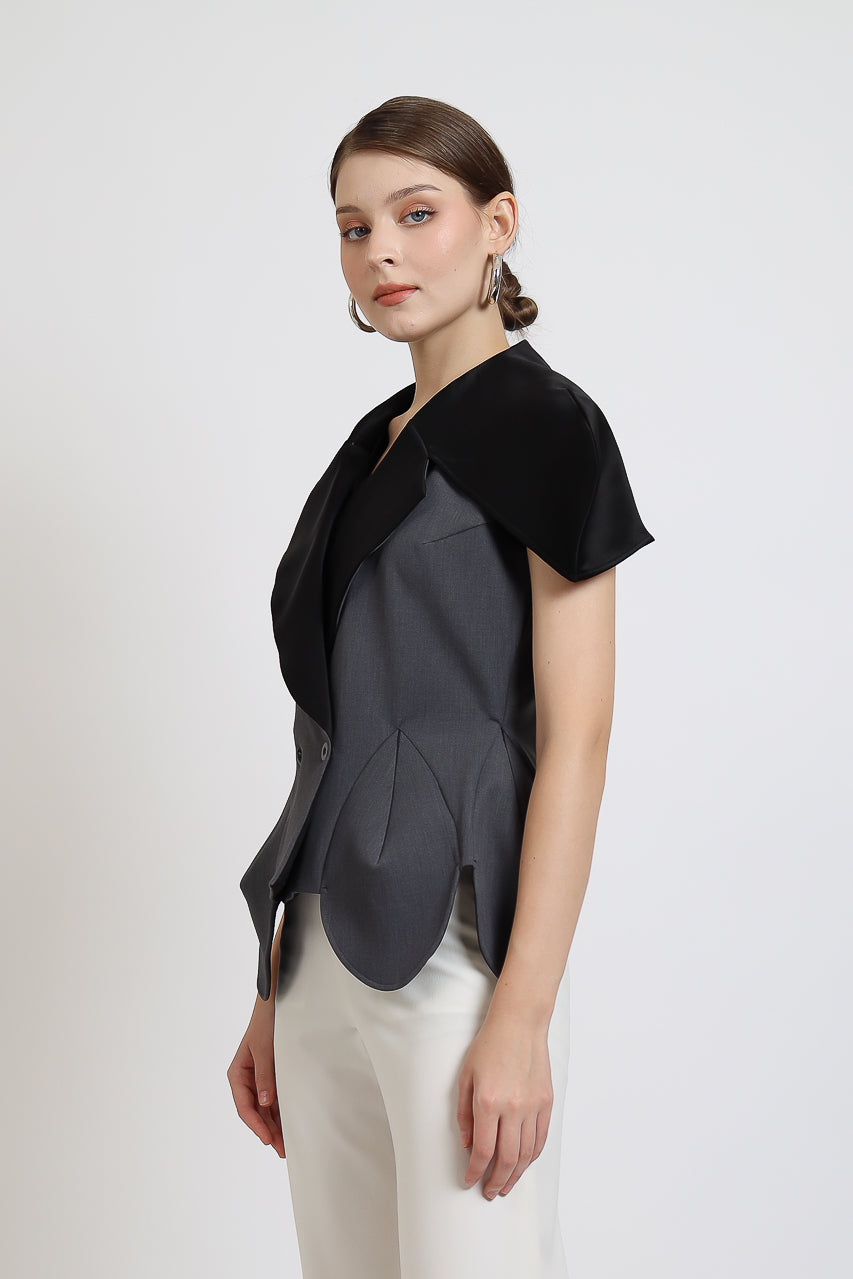 Bloom et Champs Prism Grey Blouse