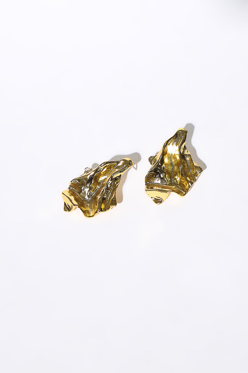 Bloom Metal Gold Earrings