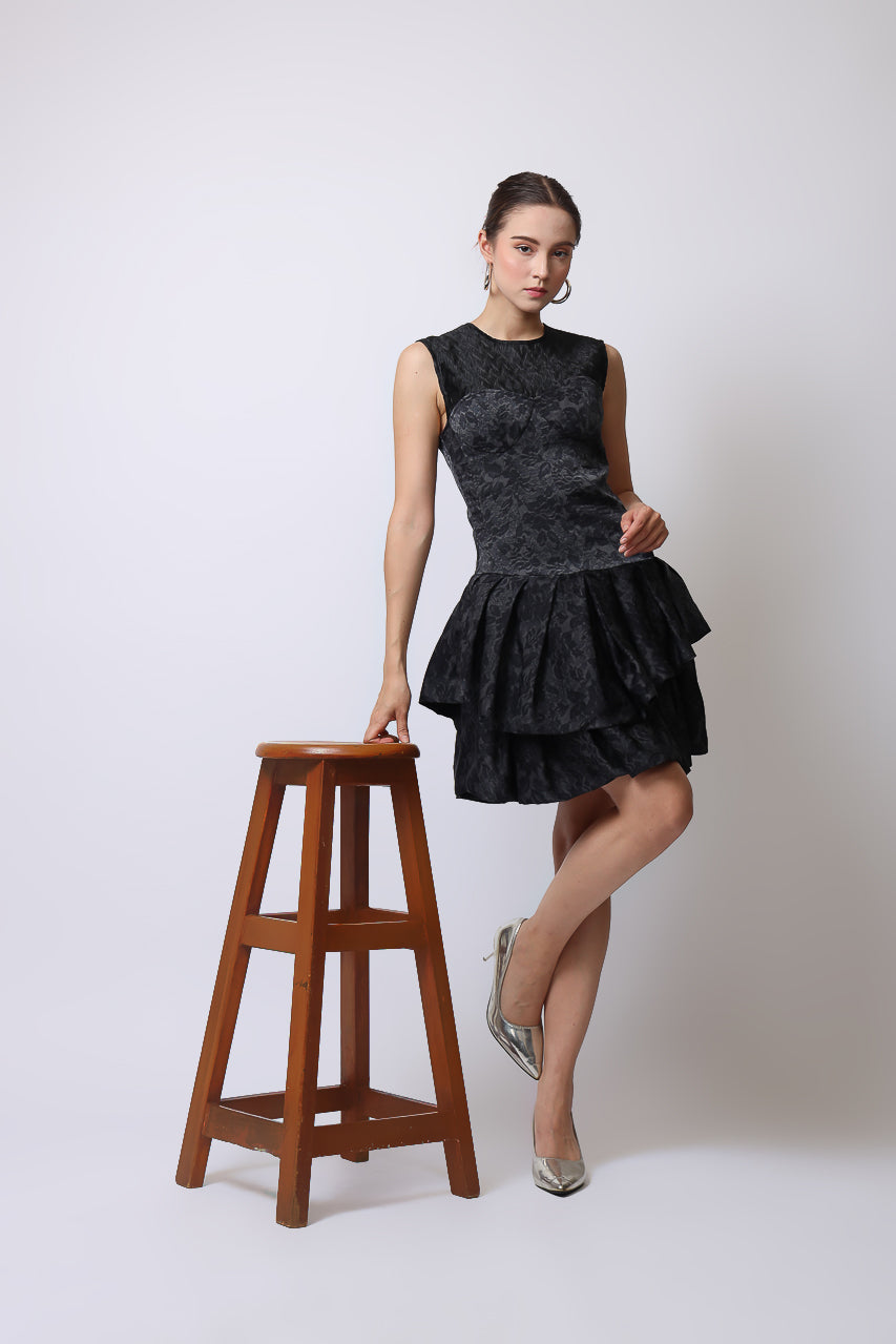 Bloom et Champs Dress ACL Grey Lace