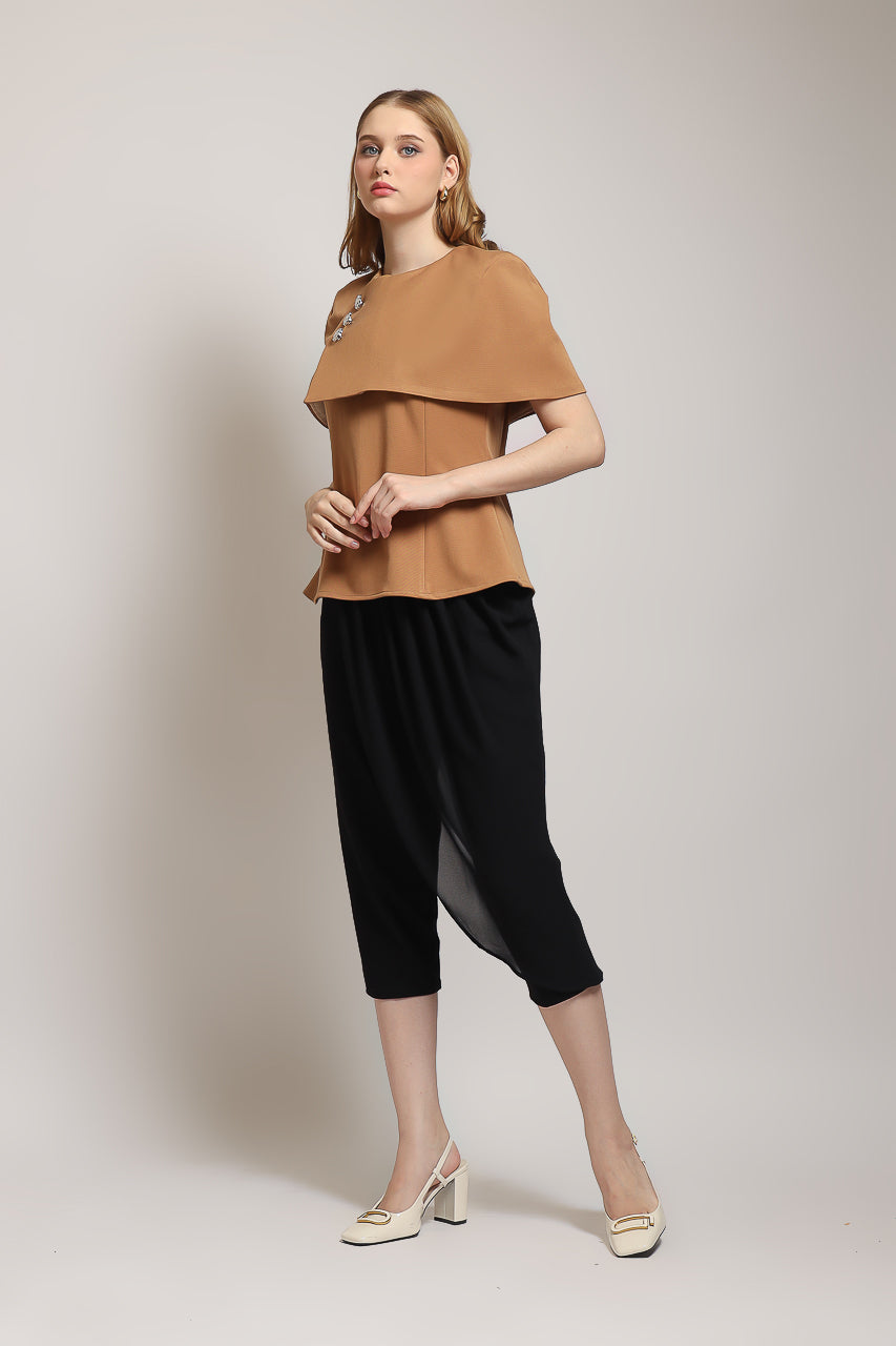 Bloom et Champs Rosie Cape in Mocha