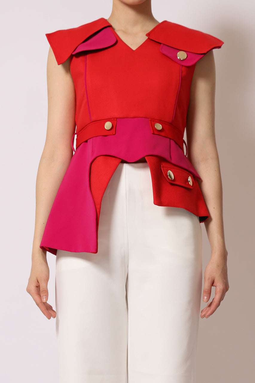 Bloom et Champs Fuschia Top