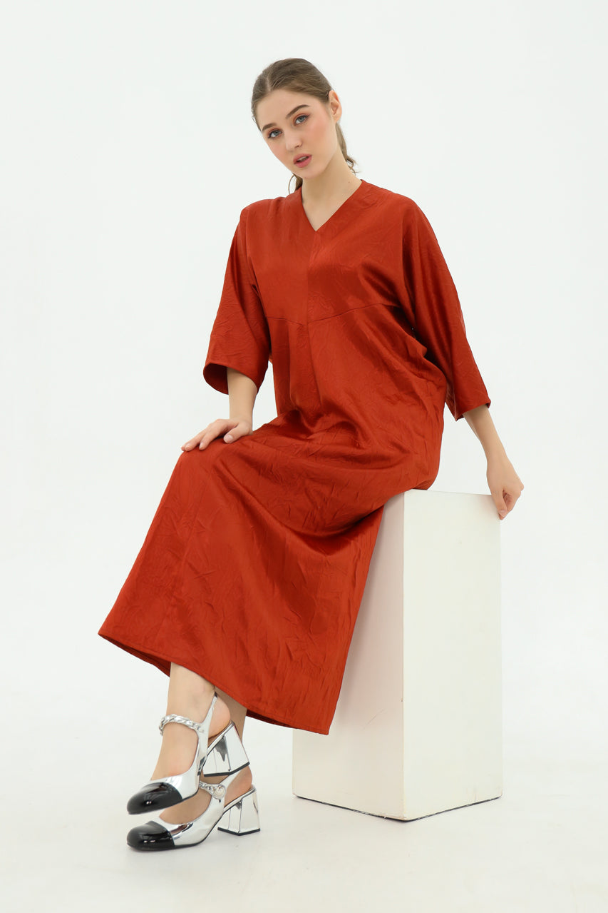 Bloom et Champs Dress Kaftan Crumpled