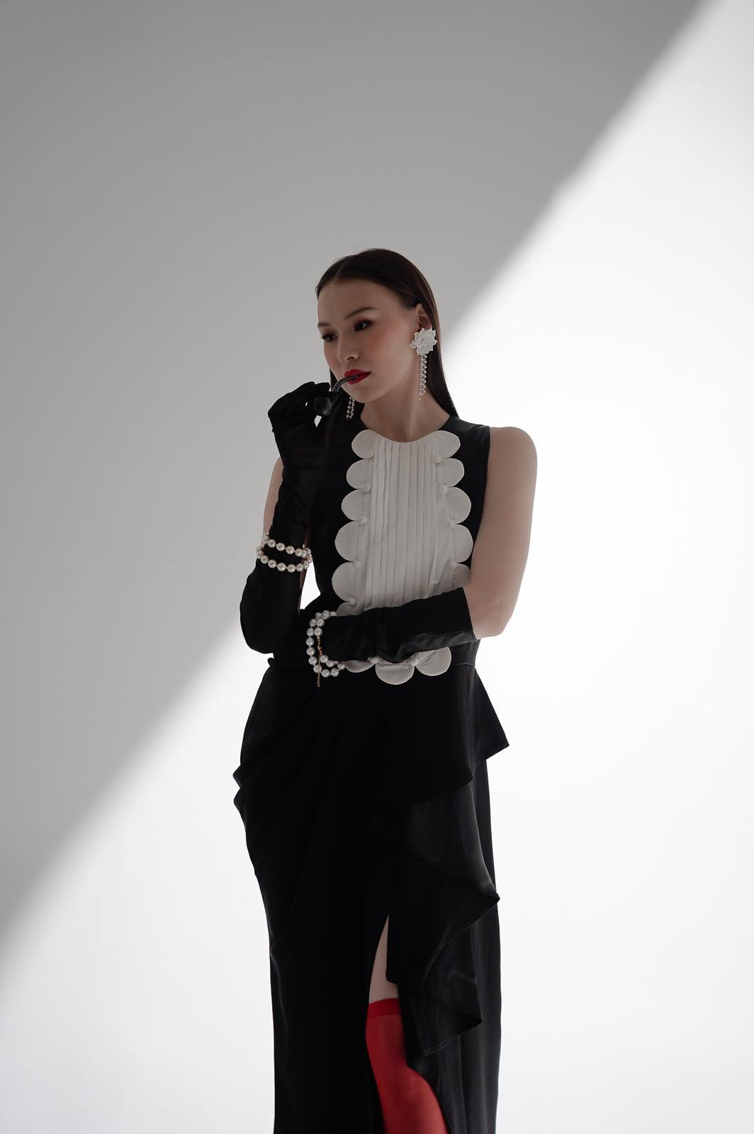 Bloom Dress Scalloped Tuxedo