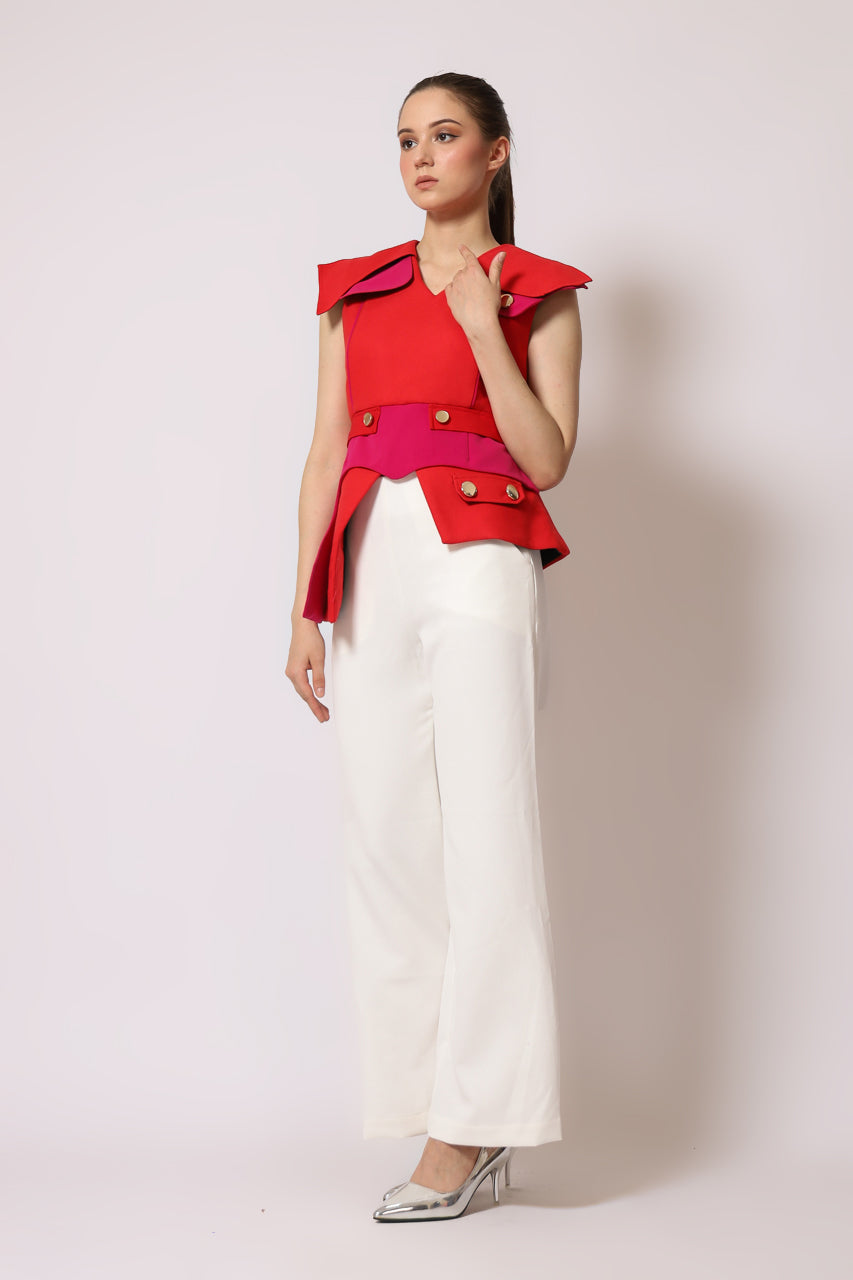 Bloom et Champs Fuschia Top
