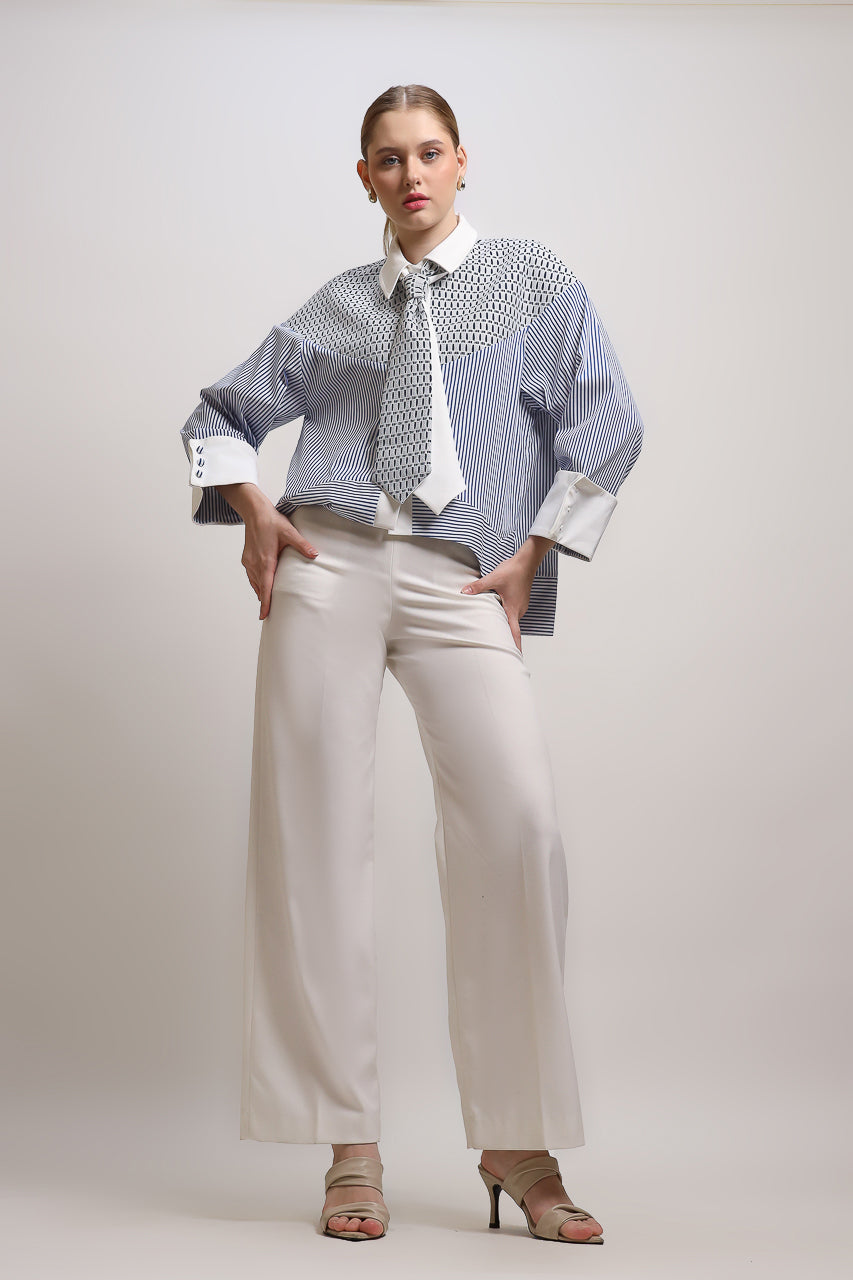 Bloom et Champs Kemeja Dasi Denim