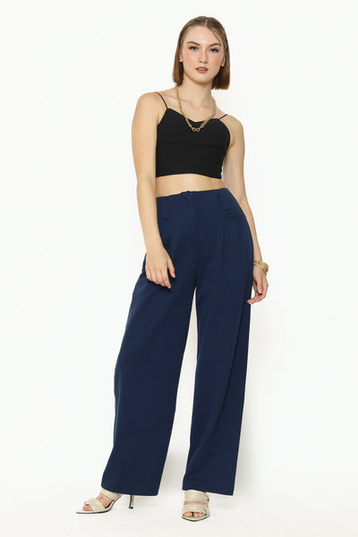 Bloom et Cotton Navy Interlock Pants