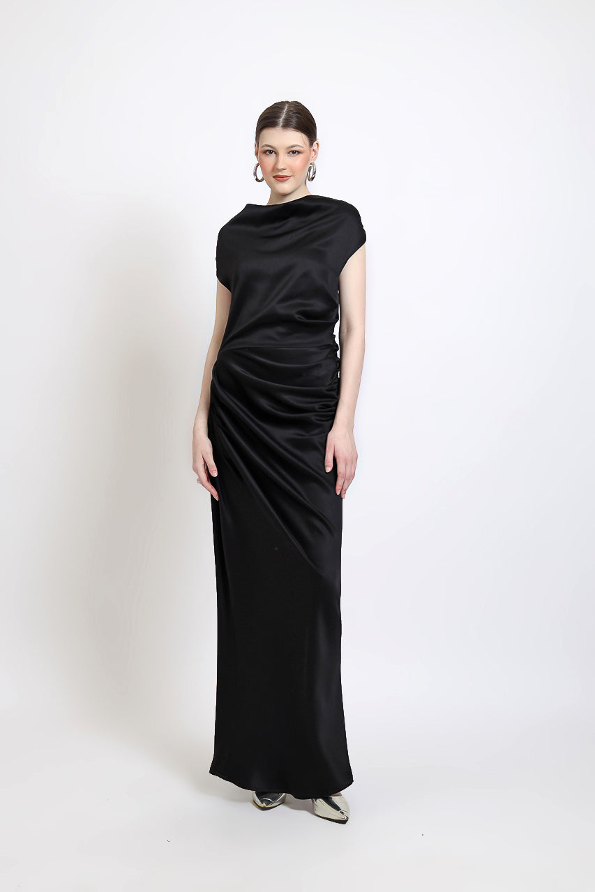 Bloom et Champs Cowl Saten Dress