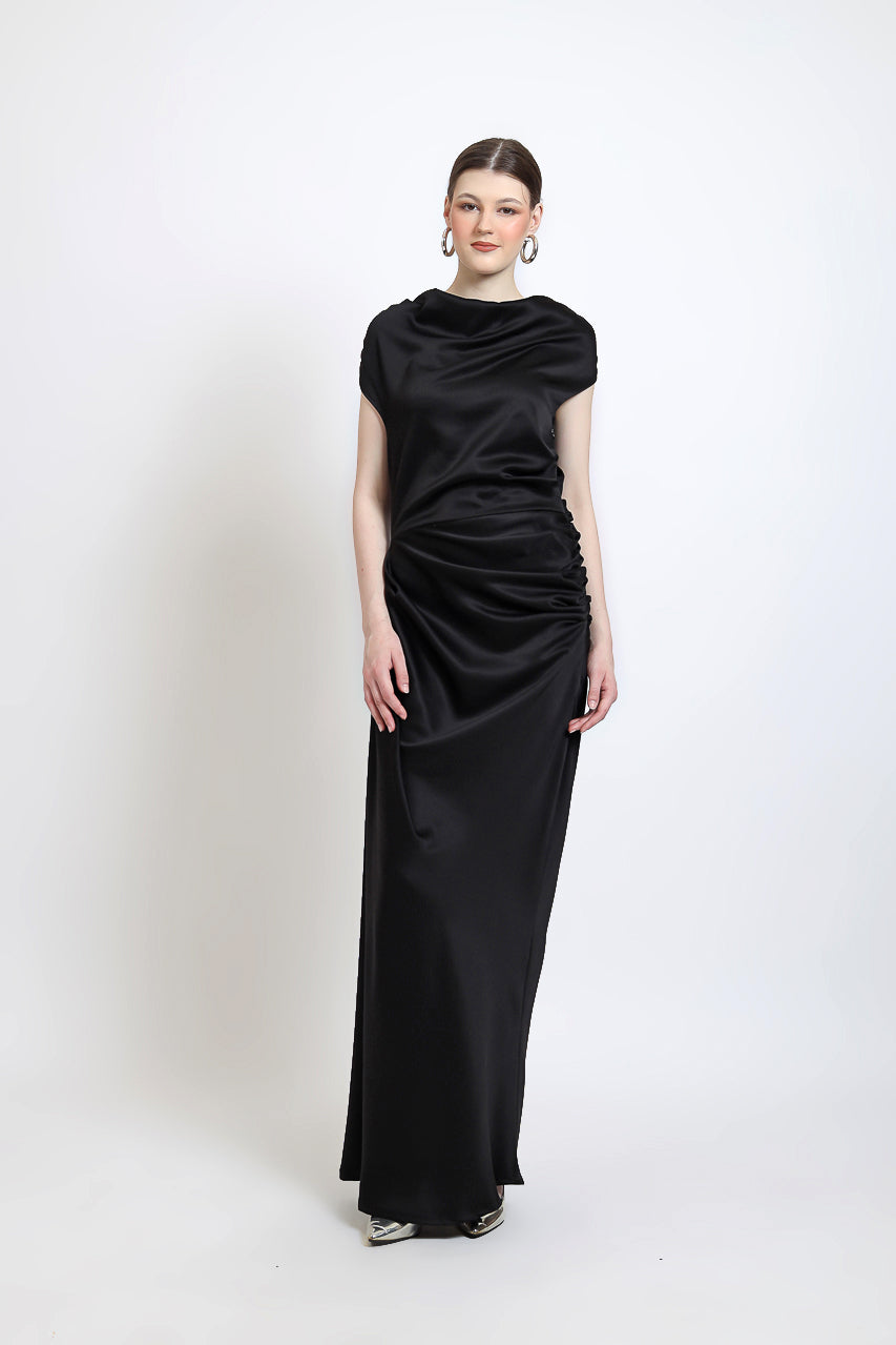 Bloom et Champs Cowl Saten Dress