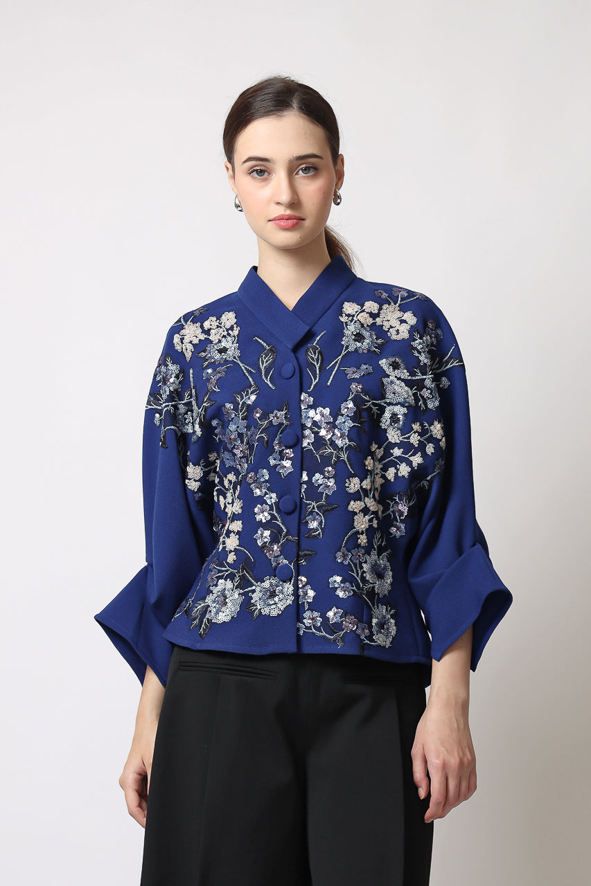Bloom et Champs Blazer Biru Payet Elektrik