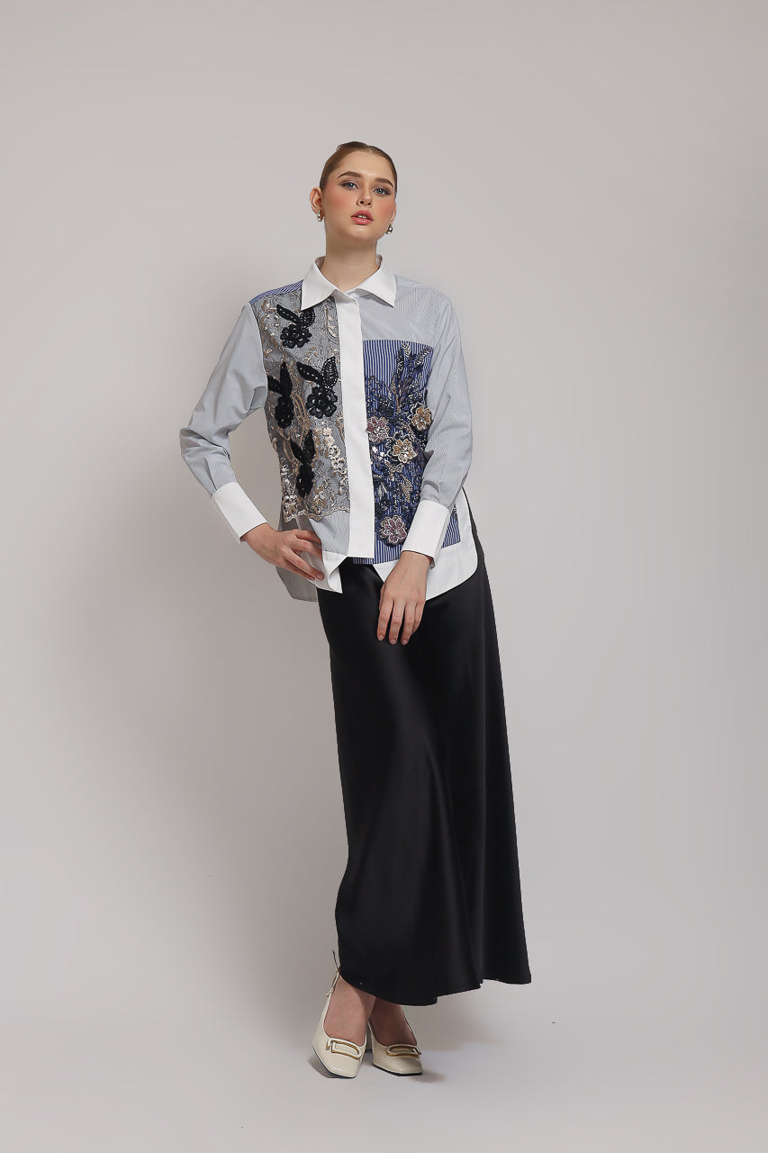Bloom et Champs Kemeja BB Mote Navy