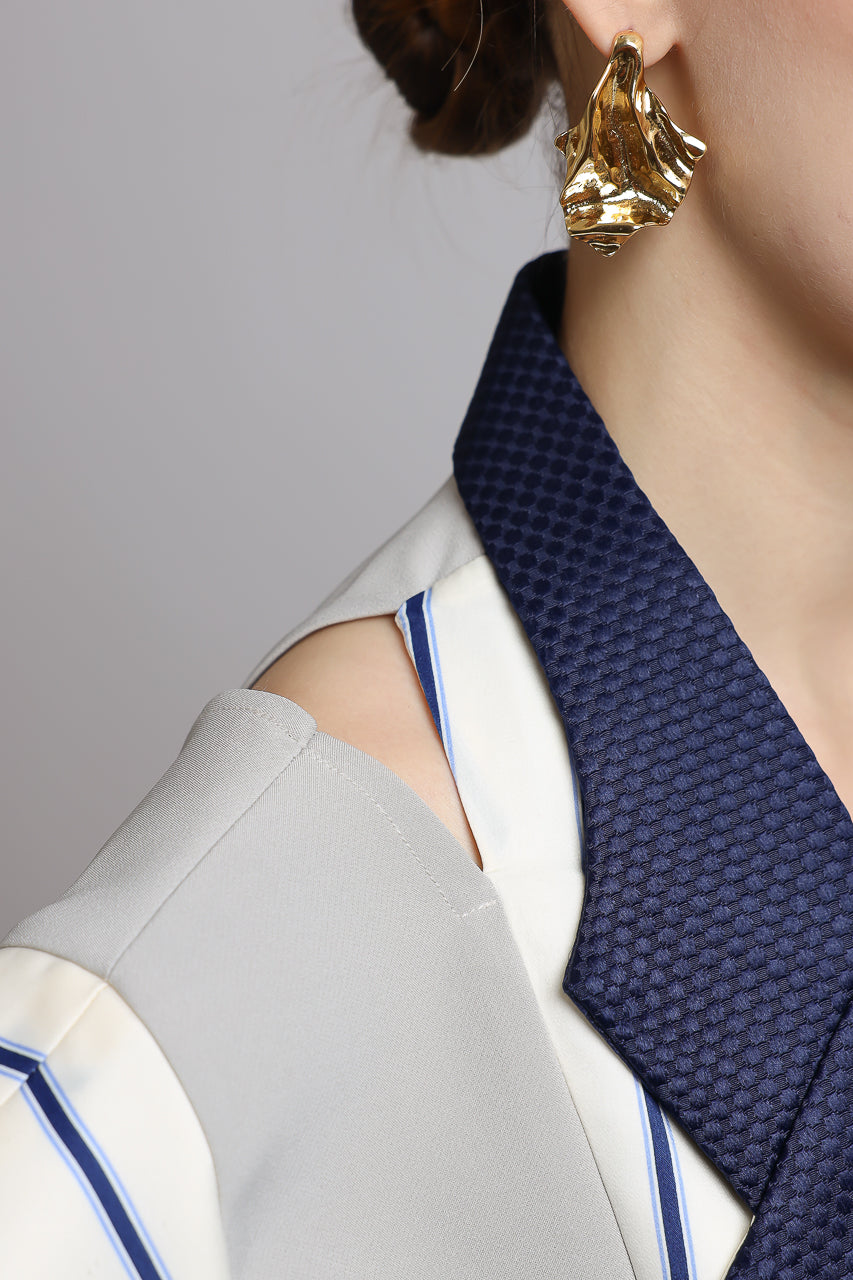 Bloom et Champs Vest Stripe Blouse/Celana Doremi