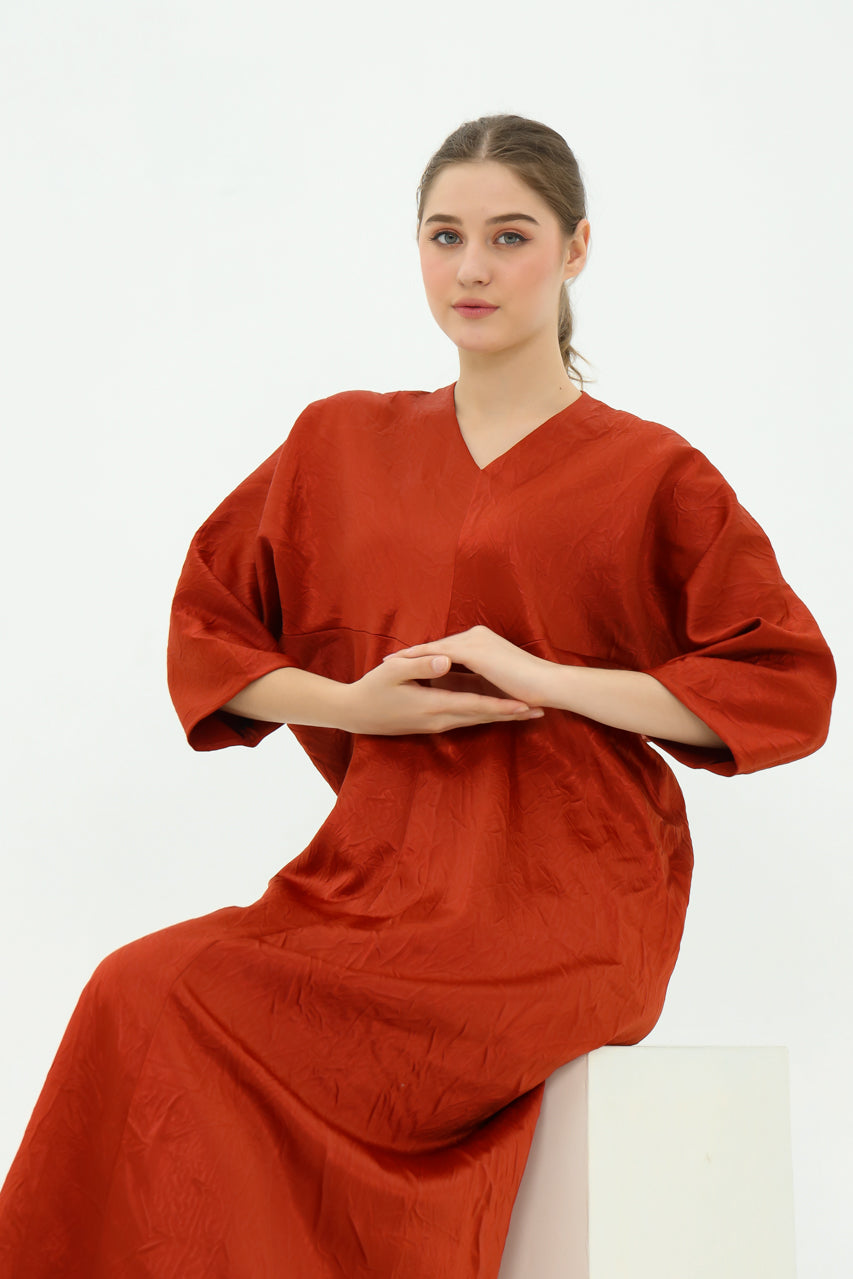 Bloom et Champs Dress Kaftan Crumpled