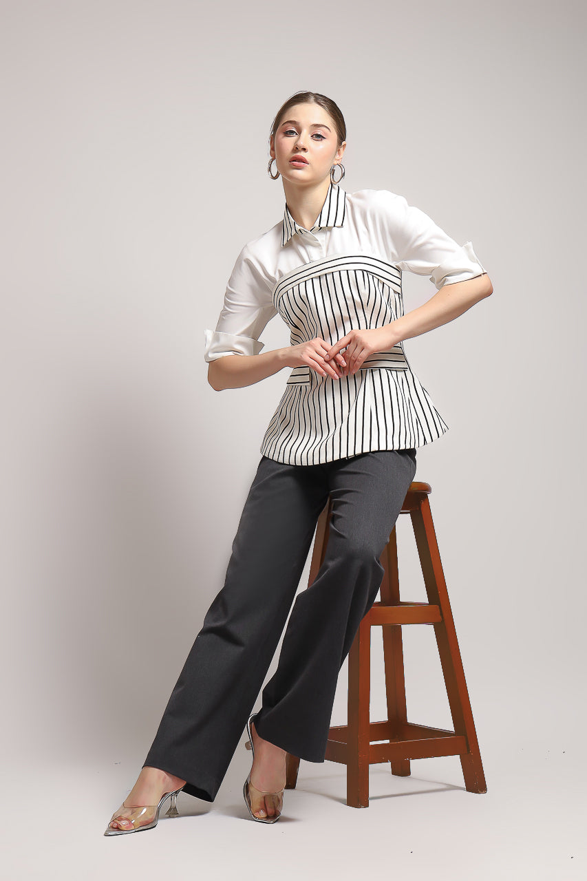 Bloom et Champs Kemeja Coco Stripes