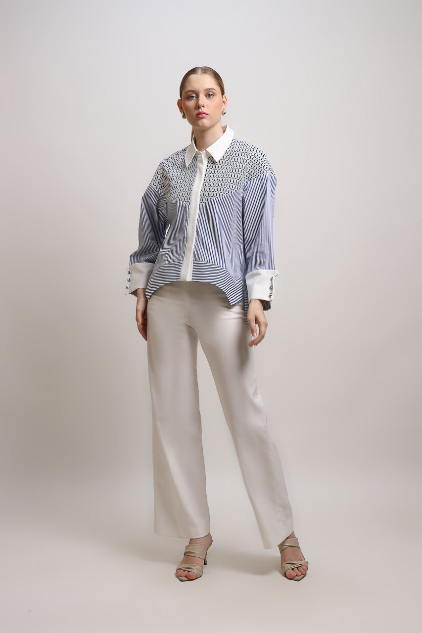 Bloom et Champs Kemeja Dasi Denim