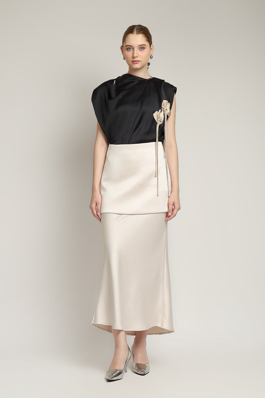 Bloom et Champs Hany Top/Saten Obi Skirt