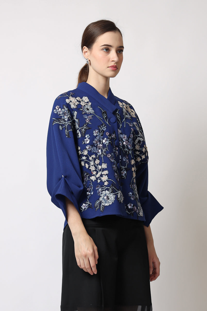 Bloom et Champs Blazer Biru Payet Elektrik
