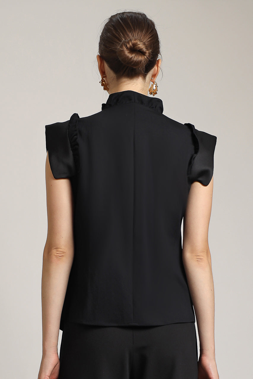 Bloom et Champs Frill Stripe Top