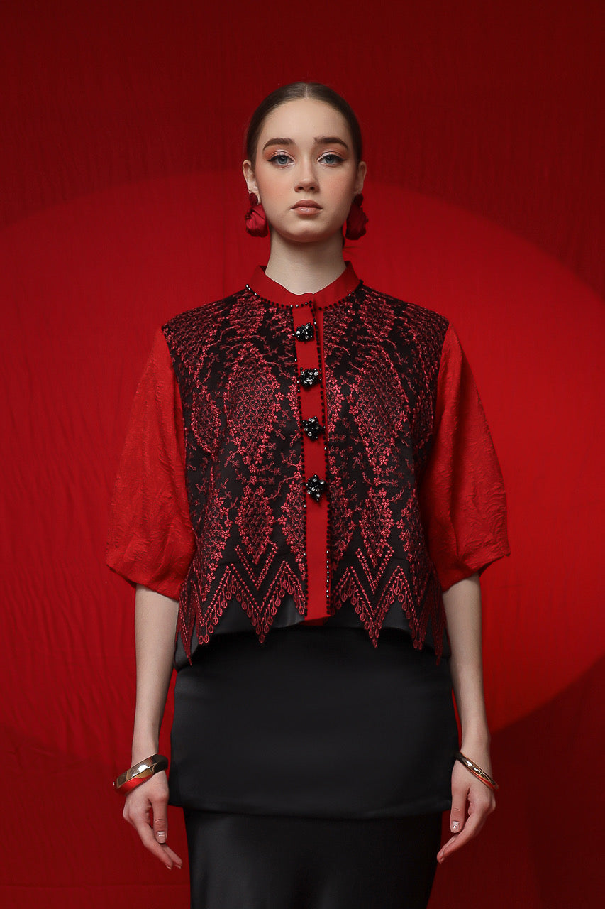 Bloom et Champs Blouse AK Bomba Payet Merah