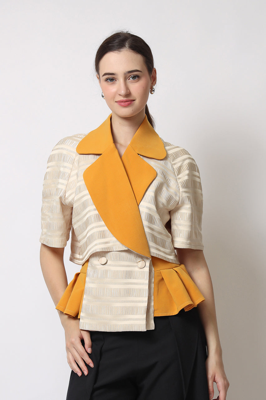 Bloom et Champs Inka Blazer Mustard