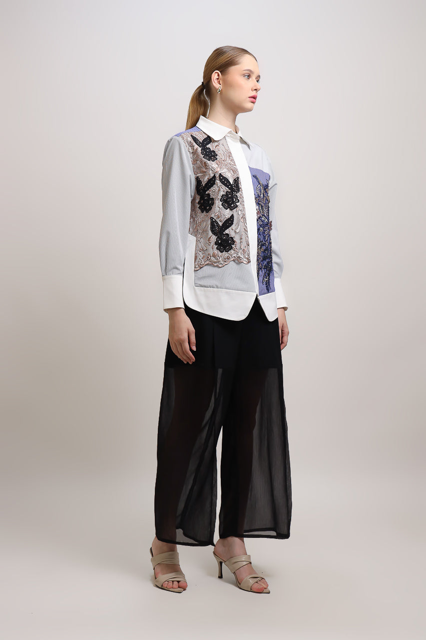 Bloom et Champs Kemeja BB Payet Biru