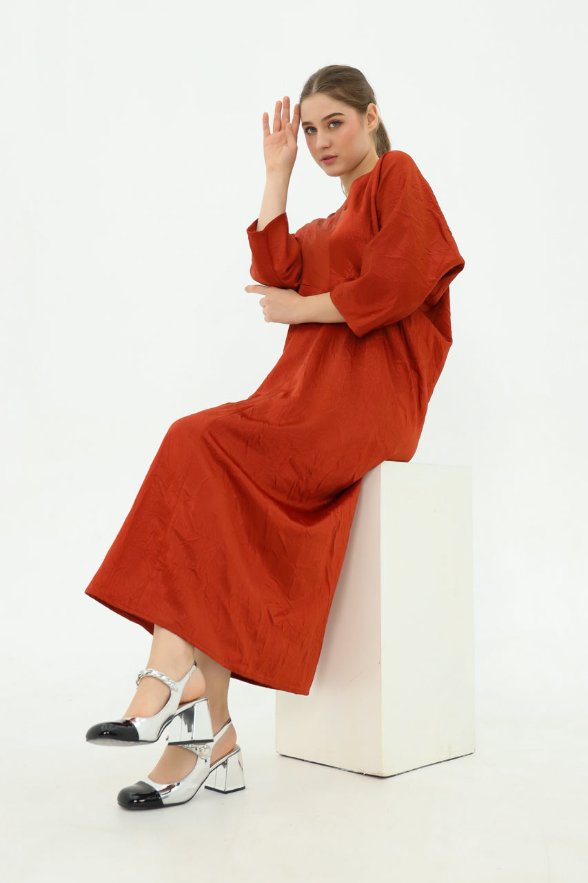 Bloom et Champs Dress Kaftan Crumpled