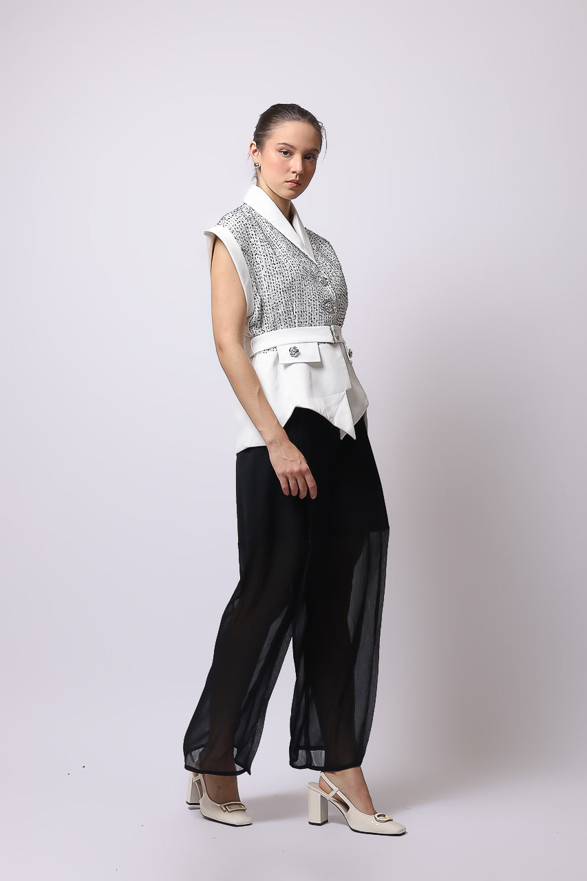 Bloom et Champs Top Kimono Etnik Tweed