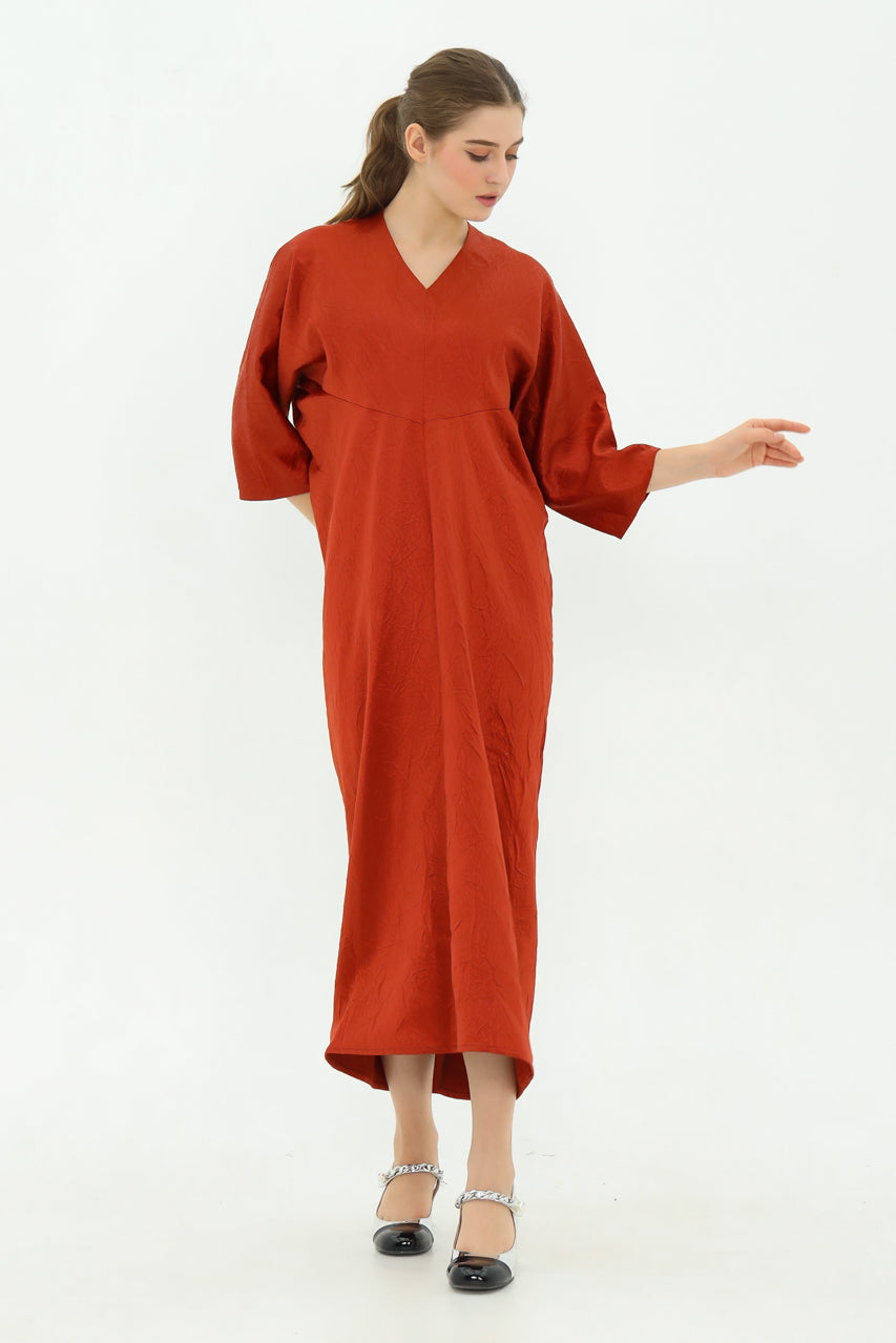 Bloom et Champs Dress Kaftan Crumpled