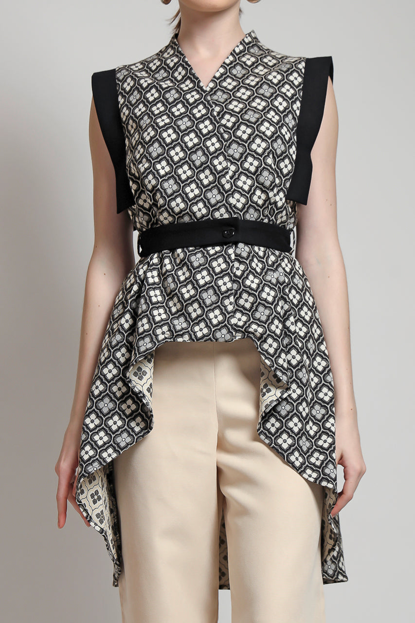 Bloom et Champs Top Buntut Bunga/ DT Pants Creme