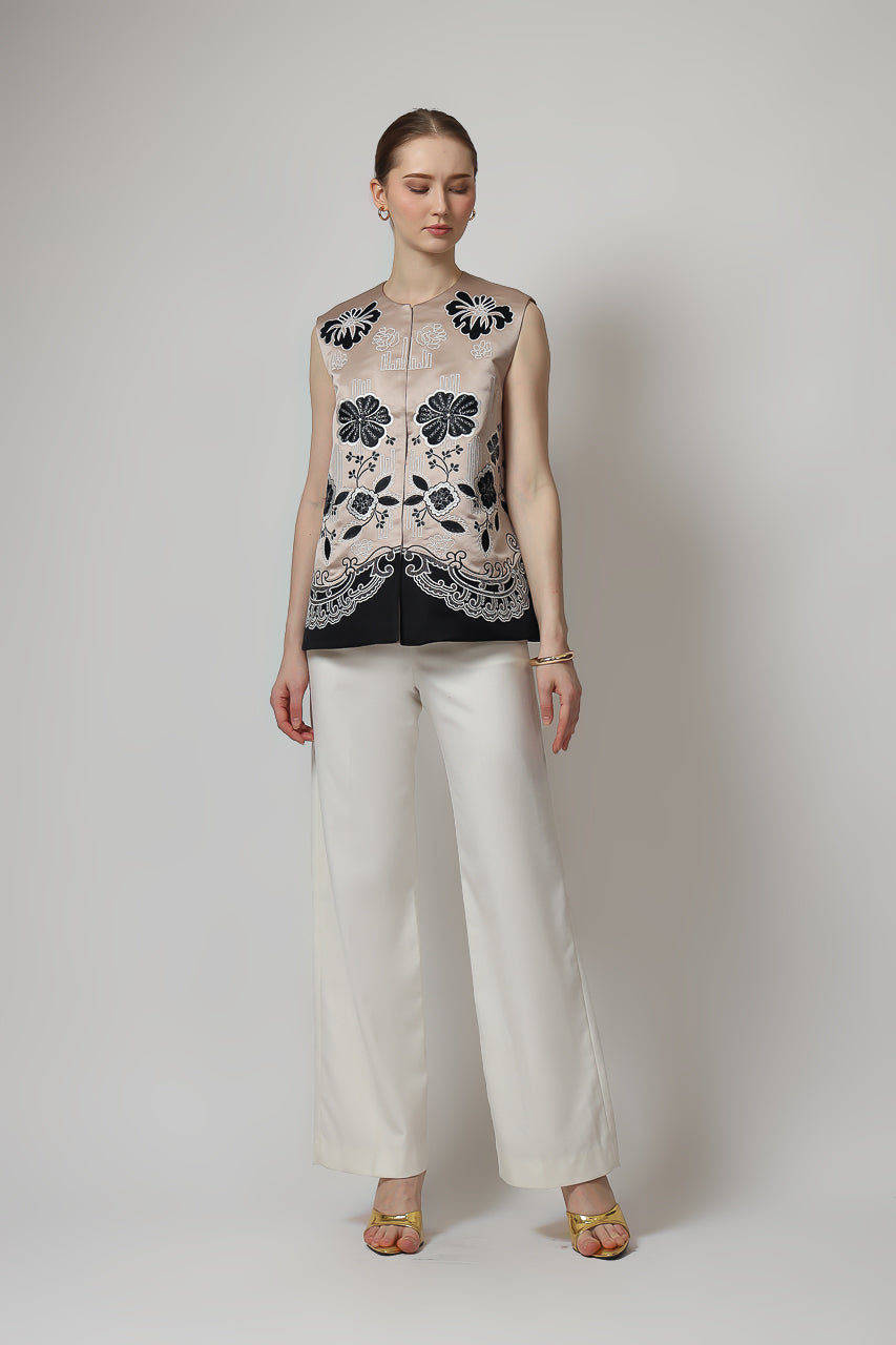 Bloom et Champs Dannie Vest Bordir