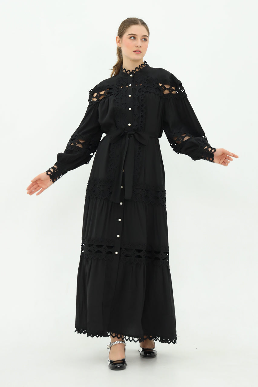 Bloom Lace Long Dress