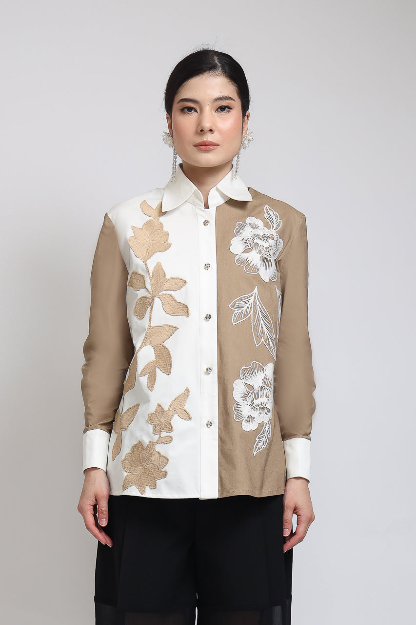 Bloom et Champs Kemeja Choco Bunga